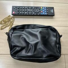 【中古美品】黒のショルダーバッグ(チェーン)