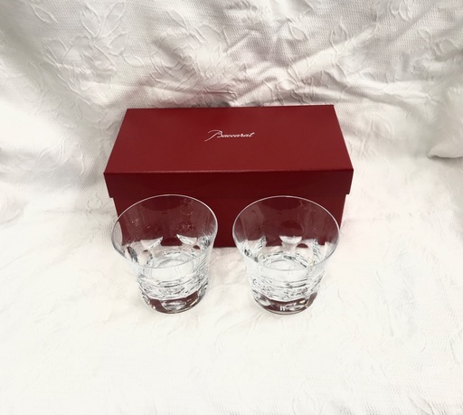 バカラ/Baccarat ベルーガ ペアロックグラス