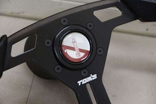 TOM'S ハンドル 旧車 直径33cm ステアリングホイール 当時物 (A516yxwY)