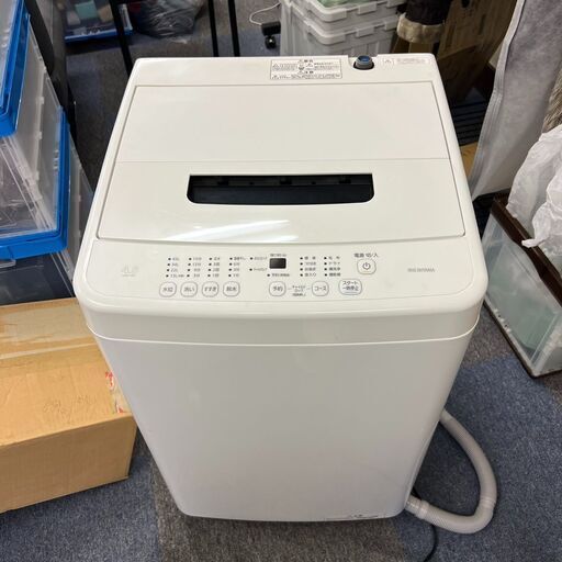 【稼動品】IRISOHYAMA アイリスオーヤマ 4.5kg IAW-T451 全自動洗濯機 2023年製 中古