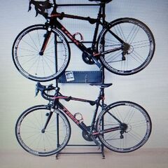 突っ張り自転車ラック（組み立て式）の画像