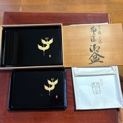 輪島漆器のお盆セット