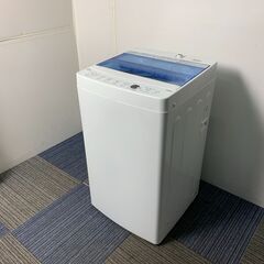 (240328)　ハイアール　全自動電気洗濯機　4.5kg　JW-C45FK　2019年製