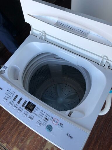 2020年式　ハイセンス 4．5kg全自動洗濯機 エディオンオリジナル ホワイト HW-E4503