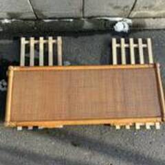 【値下げ】オールドラタン サイドボード ローボード 籐家具の画像