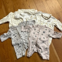 ロンパース5枚セット　50〜60サイズ