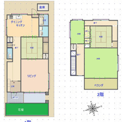 【購入したい方が現れたそうです！】（現在、住んでいる方が内覧同行するのでリアル！）佐賀県杵島郡大町町福母・近々、空き家になる池ビューの２階建て物件！ - 杵島郡