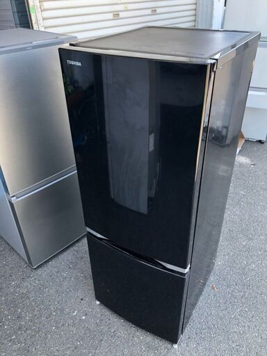 北九州市内配送無料店GR-M15BS-K 冷蔵庫 BSシリーズ ピュアブラック [右開きタイプ /2ドア /153L