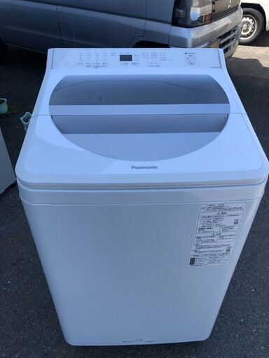 2020年式　パナソニック Panasonic NA-FA80H8-W [全自動洗濯機 洗濯8kg 泡洗浄 ホワイト]
