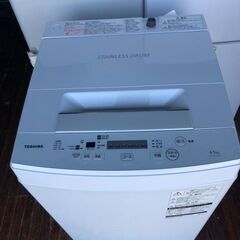 北九州市内配送可能店東芝 全自動洗濯機 4.5kg ピュアホワイト AW-45M5 W