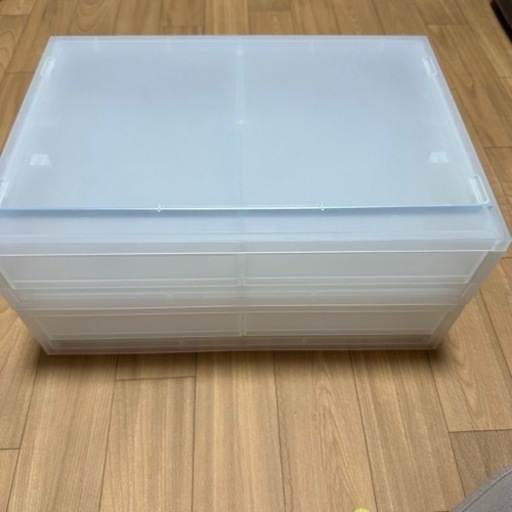 無印良品 ポリプロピレン ケース引出式 横ワイド