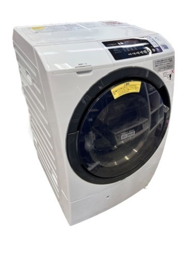 NO.1297 【2017年製】 HITACHI 日立電気洗濯乾燥機 ドラム式洗濯機 BD-SG100AL形 10kg 乾燥時6kg 左開き 中古