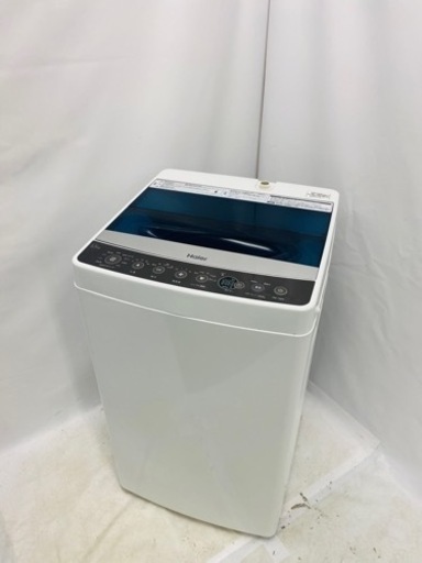 新生活応援 Haier/ハイアール 全自動洗濯機 JW-C55A 5.5kg お急ぎコース ステンレス槽 しわケア 高濃度洗浄機能 2018年製 家電 生活家電 洗濯機