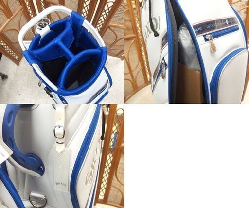 未使用品 SRIXON キャディバッグ ホワイト 9.5型 3.4kg GGC-S165 ゴルフバッグ スリクソン 札幌市 屯田店