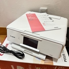 ジャンク Canon 白色 プリンター  2018年