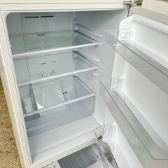 単身者向け 少し大きめな2ドア冷蔵庫 184L アクア AQR-18D 2015年製 中古動作品 クリーニング済みの画像