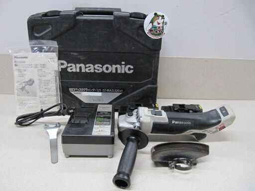 【電動工具】Panasonic 18V充電デュアルディスクグラインダー125 EZ46A2【地域最大の売場面積！電動工具 高価買取アールワン田川】