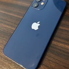 残り1時間早勝ち【ジャンク品】本日21:00まで_iPhone12 mini ブルー SIM
