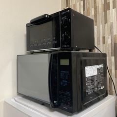 家電 キッチン家電 上トースター / 下レンジ