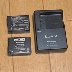 PANASONIC　DMW-BLC12バッテリー2個、充電器（D...