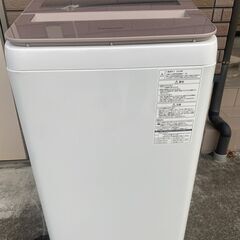 2018年製 美品 パナソニック 洗濯機 7KG NA-FA70H5 インバーター ピンク　#0325-0-1-1