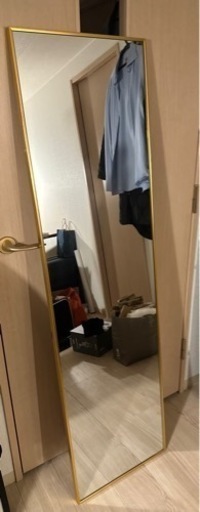 【取り引き終了】ゴールド全身鏡