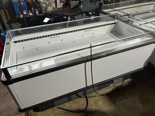 北海道札幌市　フクシマ　平型　オープン　243L　冷凍ショーケース　IMC-65PGFSAXR　冷蔵も可　2018年製　単相100V　中古品