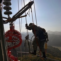送電線作業員募集【未経験.初心者歓迎】の画像