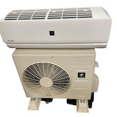 SHARP/シャープ 室外機エアコンセット リモコン付き AU-N22TDY AY