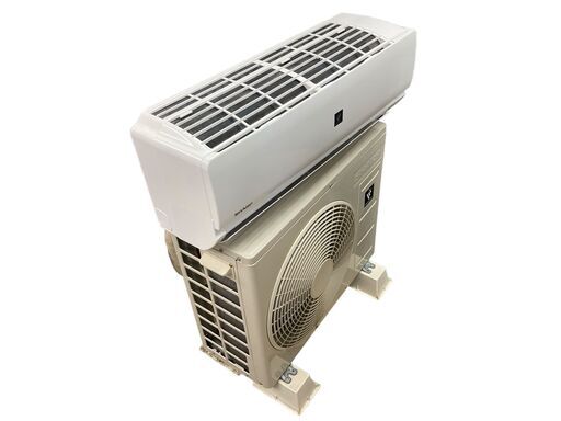 SHARPシャープ 2021年製 AY-N22TD エアコン/室外機 SHARP/シャープ 室外機エアコンセット リモコン付き AU-N22TDY AY