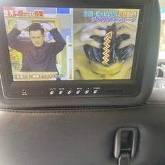 ジャンク値下げ海外製ヘッドレストモニター2台