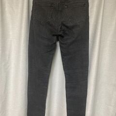 黒ストレッチデニムパンツ．Ⅿの画像