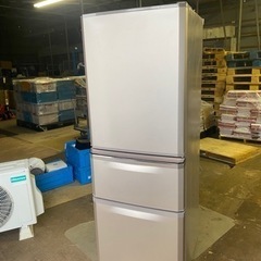 福岡市内配送設置無料　三菱電機 MITSUBISHI ELECTRIC MR-C34Z-P [冷蔵庫 Cシリーズ (335L・右開き) 3ドア シャンパンピンク]