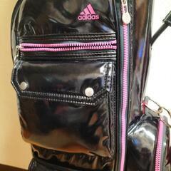 最終値下げです！中古　美品　ゴルフバッグ　エナメル　アディダスの画像