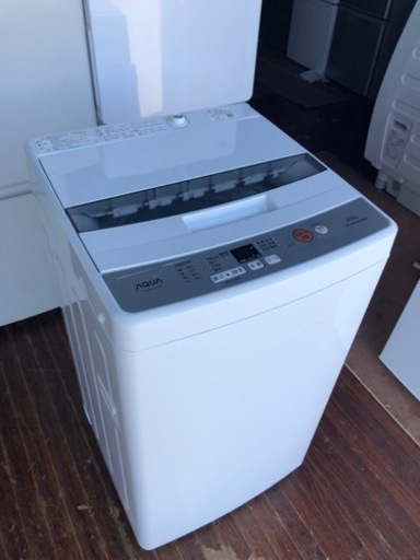 北九州市内配送無料　保証付き　２０２３年　AQUA 洗濯機5kg AQW-S45H