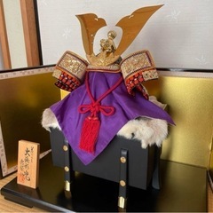 差し上げます　御よろい飾　五月人形　忠保作　花づくし　兜　兜飾り...