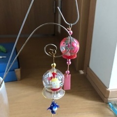 ガラス　風鈴　江戸ガラス　　伝統工芸　ハンドメイド　オブジェ　