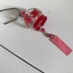 ガラス　風鈴　江戸ガラス　　伝統工芸　ハンドメイド　オブジェ　の画像