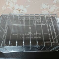②カセットブロック　CASSETTE BLOCK FTC-10　昭和　レトロ　カセットテープケース　カセットテープ収納の画像