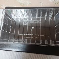 ②カセットブロック　CASSETTE BLOCK FTC-10　昭和　レトロ　カセットテープケース　カセットテープ収納の画像