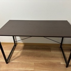 サンワダイレクト パソコンデスク 幅120×奥行60cm ダーク...