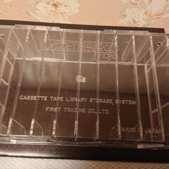 ⑤カセットブロック　CASSETTE BLOCK FTC-10　昭和　レトロ　カセットテープケース　カセットテープ収納の画像