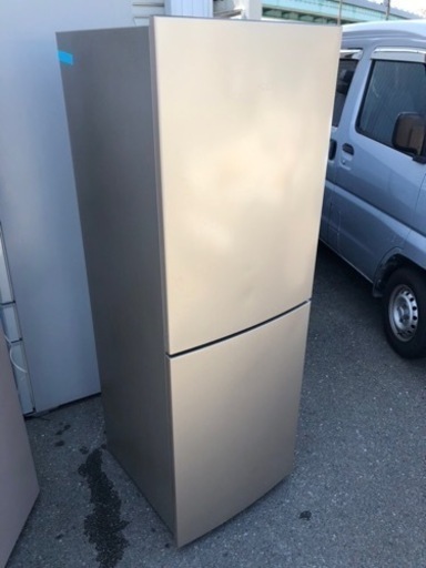 北九州市内配送無料　保証付き　2020年　218L 2ドア冷蔵庫（ゴールド）【右開き】 JR-NF218B-N