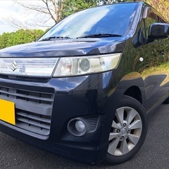 月々8千円〜分割払い可‼️ 車検2年付き！！【名義変更代込み】☆スズキ ワゴンRスティングレー☆HDDナビ付き☆走行中DVD観れます☆プッシュスタート☆ドライブレコーダー付きのフル装備☆純正アルミ☆そのまま乗って帰れます！の画像