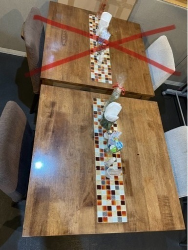 ダイニングテーブル、チェアセット