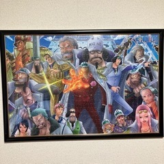 ワンピースの掛け時計、パズルの画像