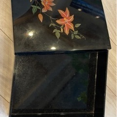 黒塗り文箱の画像