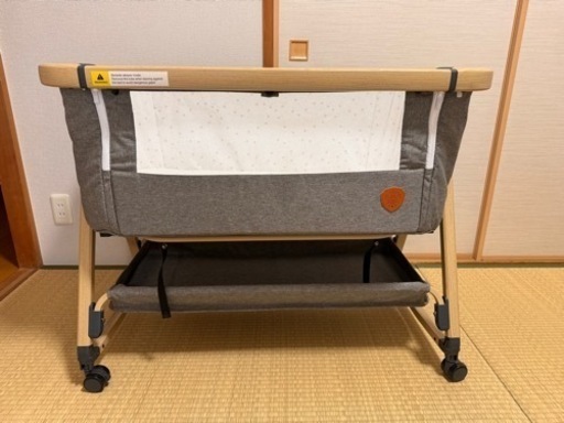 HZDMJ ベビーベッド　グレー