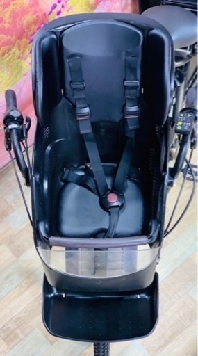 ①7064子供乗せ電動アシスト自転車3人乗りYAMAHA 20インチ良好バッテリー