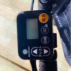 ①7074子供乗せ電動アシスト自転車3人乗りPanasonic20インチ良好バッテリーの画像